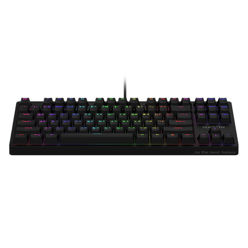Hator Rockfall TKL Mecha Black obraz 3